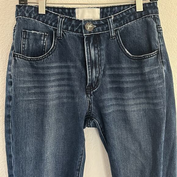 One Teaspoon Jeans Women’s High Rise Waist Freebird Skinny Ankle Chewed … - Picture 2 of 14